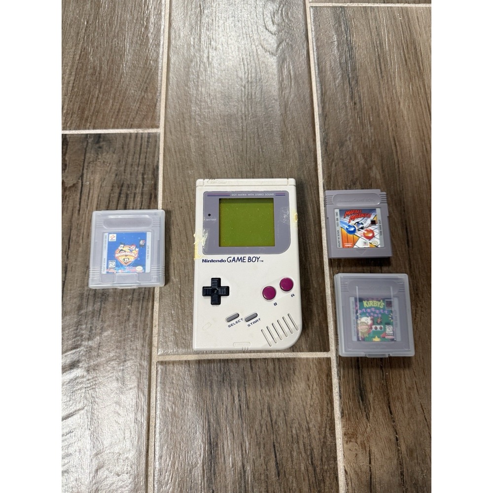 Nintendo Game Boy Original Handheld System Tested Working (SCREEN COMES OFF)